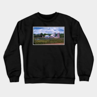 Rural Farm in Scotch Village Crewneck Sweatshirt